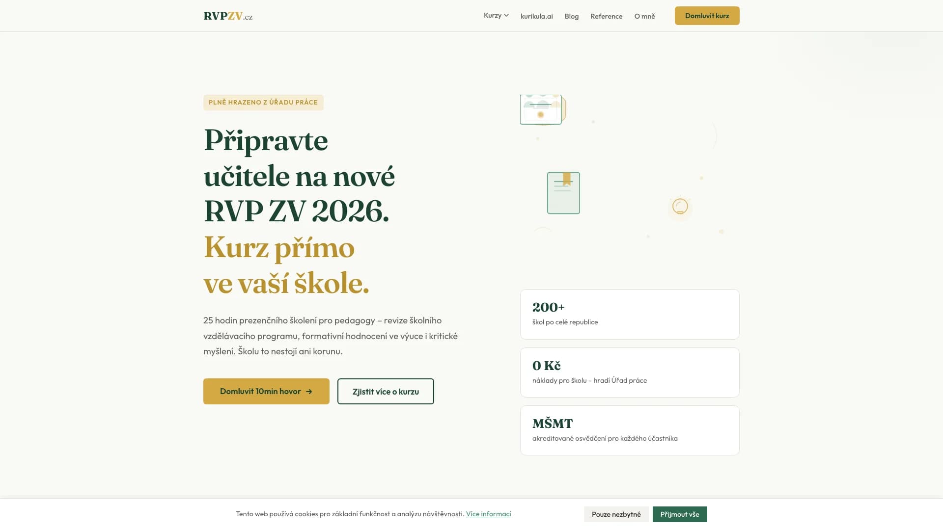 Kompletní web, SEO a marketing — RVPZV.cz